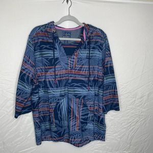 Tommy Bahama and Pendleton Baja Hoodie Shirt Size L